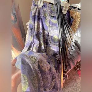 Handmade floral maxi skirt